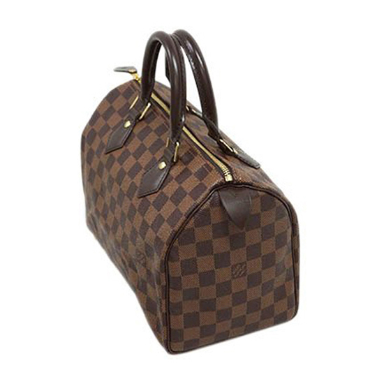 Louis Vuitton N41365 Speedy 25 Tote Bag Damier Ebene Canvas