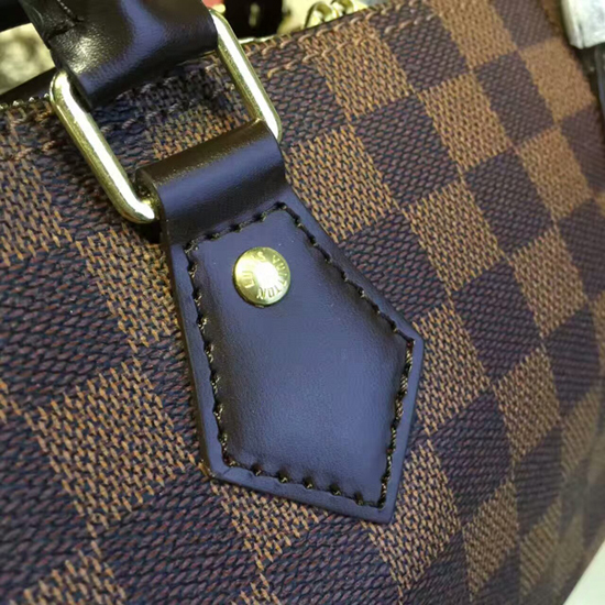 Louis Vuitton N41368 Speedy Bandouliere 25 Tote Bag Damier Ebene Canvas