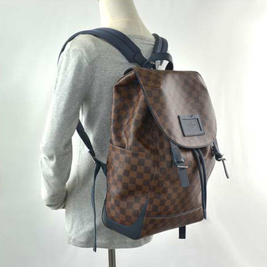 Louis Vuitton N41377 Runner Backpack Damier Ebene Canvas
