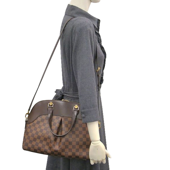 Louis Vuitton N41399 Salvi Shoulder Bag Damier Ebene Canvas