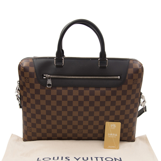Louis Vuitton N41438 Porte-Documents Jour Briefcase Damier Ebene Canvas