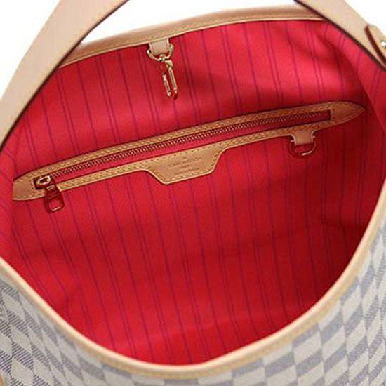 Louis Vuitton N41447 Delightful PM Hobo Bag Damier Azur Canvas
