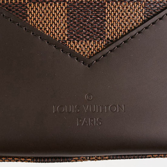 Louis Vuitton N41505 Kensington Bowling Shoulder Bag Damier Ebene Canvas