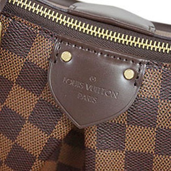 Louis Vuitton N41546 Siena MM Tote Bag Damier Ebene Canvas