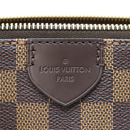 Louis Vuitton N41554 Caissa Tote PM Tote Bag Damier Ebene Canvas