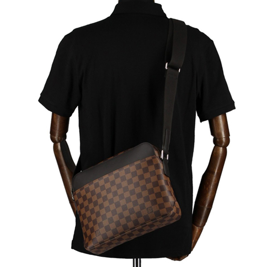 Louis Vuitton N41568 Jake Messenger PM Messenger Bag Damier Ebene Canvas