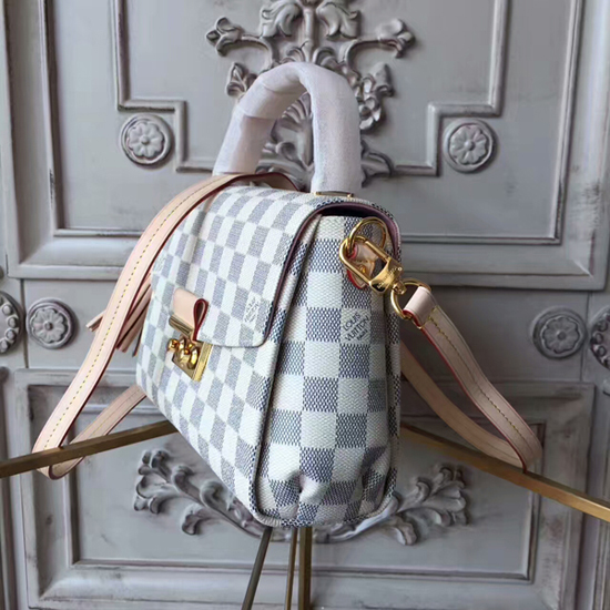 Louis Vuitton N41581 Croisette Crossbody Bag Damier Azur Canvas