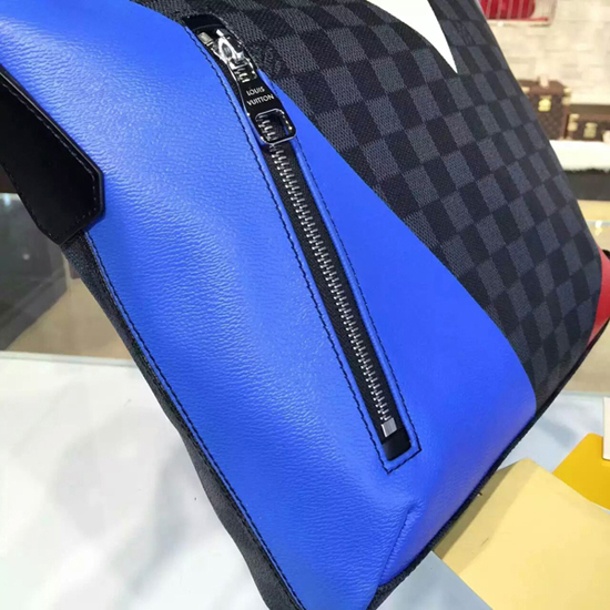 Louis Vuitton N41639 Mick PM Regatta Messenger Bag Damier Cobalt Canvas