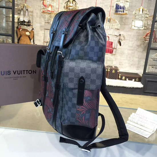 Louis Vuitton N41709 Christopher PM Backpack Damier Graphite Canvas
