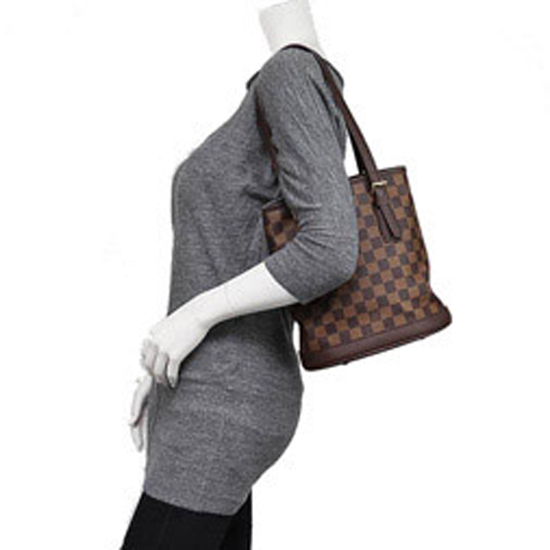 Louis Vuitton N42240 Marais Shoulder Bag Damier Ebene Canvas