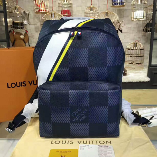LOUIS VUITTON Damier Azur Latitude America's Cup Apollo Backpack
