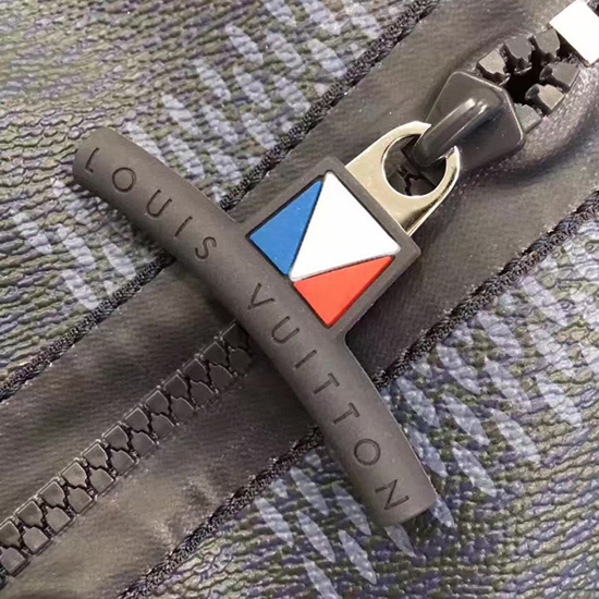 Louis Vuitton N44008 Keepall 45 Bandouliere Duffel Bag Damier Cobalt Canvas