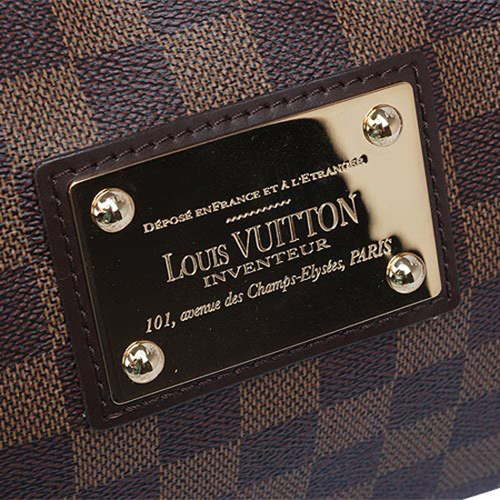 Louis Vuitton N48180 Thames PM Hobo Bag Damier Ebene Canvas