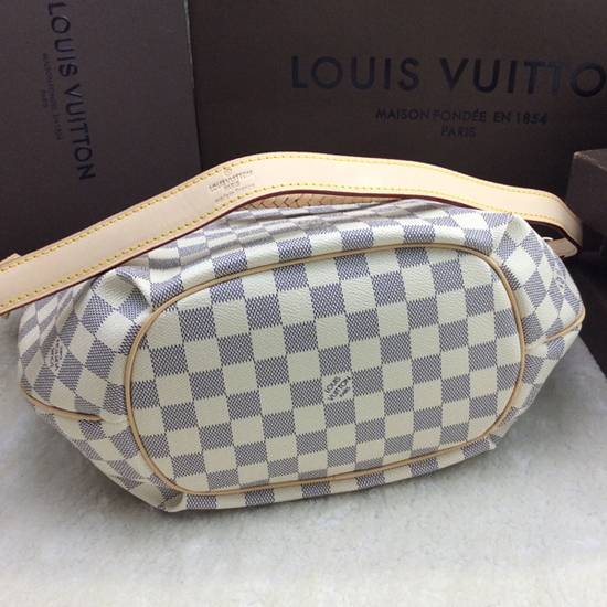 Louis Vuitton N48250 Riviera PM Tote Bag Damier Azur Canvas