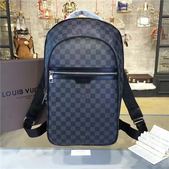 Louis Vuitton N58024 Michael Backpack Damier Graphite Canvas