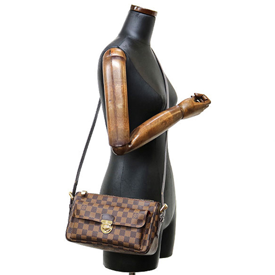 Louis Vuitton N60006 Ravello GM Shoulder Bag Damier Ebene Canvas