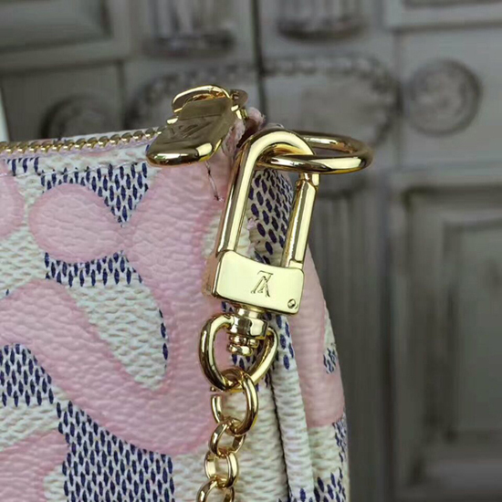 Louis Vuitton N60051 Mini Pochette Accessoires Damier Azur Canvas