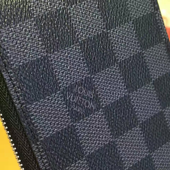 Louis Vuitton N61258 Zippy Compact Wallet Damier Graphite Canvas