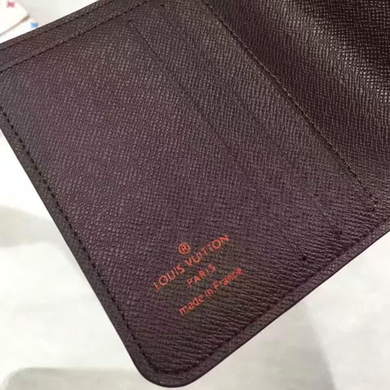 Louis Vuitton N61668 Zip Compact Wallet Damier Ebene Canvas