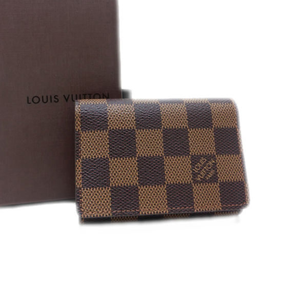 Louis Vuitton N62920 Business Card Holder Damier Ebene Canvas