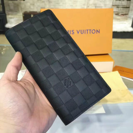 Louis Vuitton N63010 Brazza Wallet Damier Infini Leather