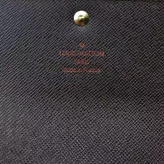 Louis Vuitton N63067 Alexandra Wallet Damier Ebene Canvas
