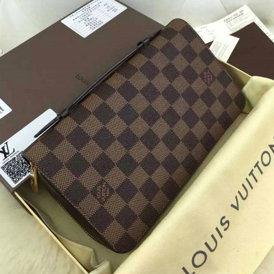 Louis Vuitton N63284 Zippy XL Wallet Damier Ebene Canvas