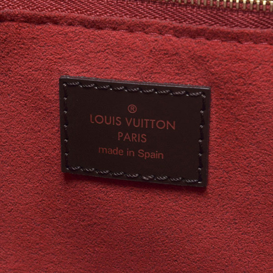 Louis Vuitton N63542 Reggia Hobo Bag Damier Ebene Canvas