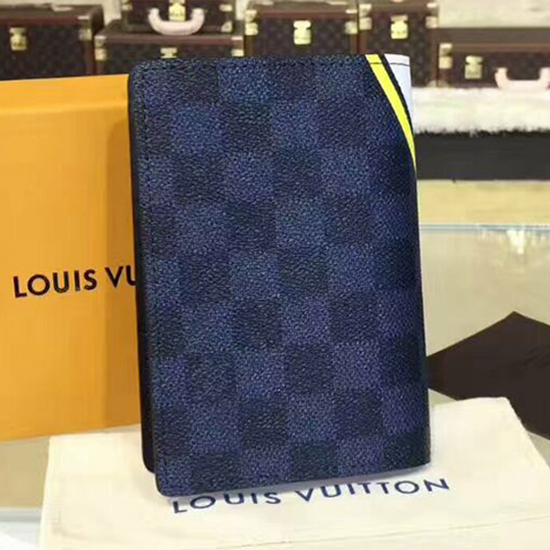 Louis Vuitton N64011 Pocket Organizer Damier Graphite Canvas
