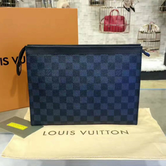 Louis Vuitton N64023 Pochette Voyage MM Damier Cobalt Canvas