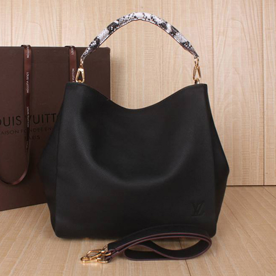 Louis Vuitton N91671 Babylone MM Hobo Bag Taurillon Leather