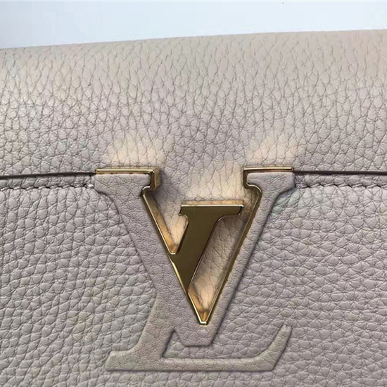 Louis Vuitton N91711 Capucines MM Tote Bag Taurillon Leather