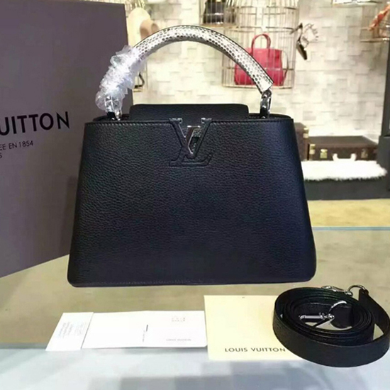 Louis Vuitton N92040 Capucines BB Tote Bag Taurillon Leather
