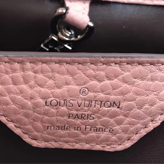 Louis Vuitton N92801 Capucines PM Tote Bag Taurillon Leather