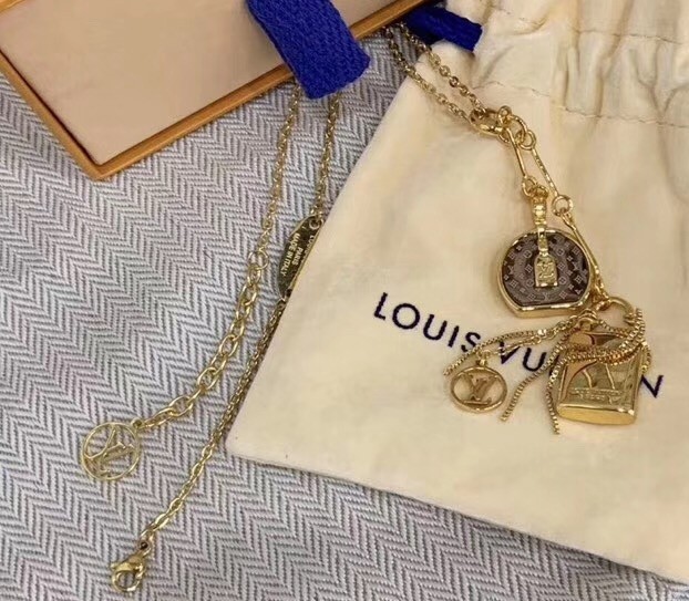 Replica Louis Vuitton Mini LV Pendant Necklace M68394 For Sale With Cheap  Price At Fake Bag Store