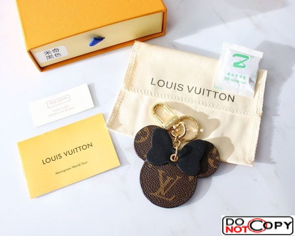 Replica Louis Vuitton Monogram Canvas Bag Charm e portachiavi Topolino  Minnie Mouse nero in vendita con un prezzo economico nel negozio di borse  false