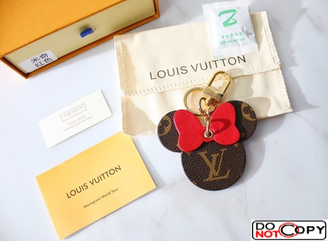 Replica Louis Vuitton Monogram Canvas Bag Charm and Key Holder Mickey  Minnie Mouse Red For Sale With Cheap Price At Fake Bag Store