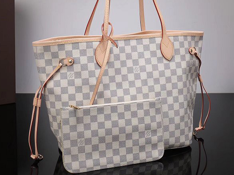 High Quality Replica Louis Vuitton Damier Azur Canvas Neverfull Gm n41360 -Fake Bags Sale Online