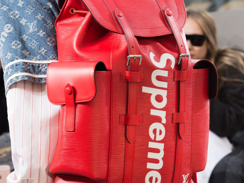 Louis Vuitton Supreme Christopher Backpack Epi PM Red